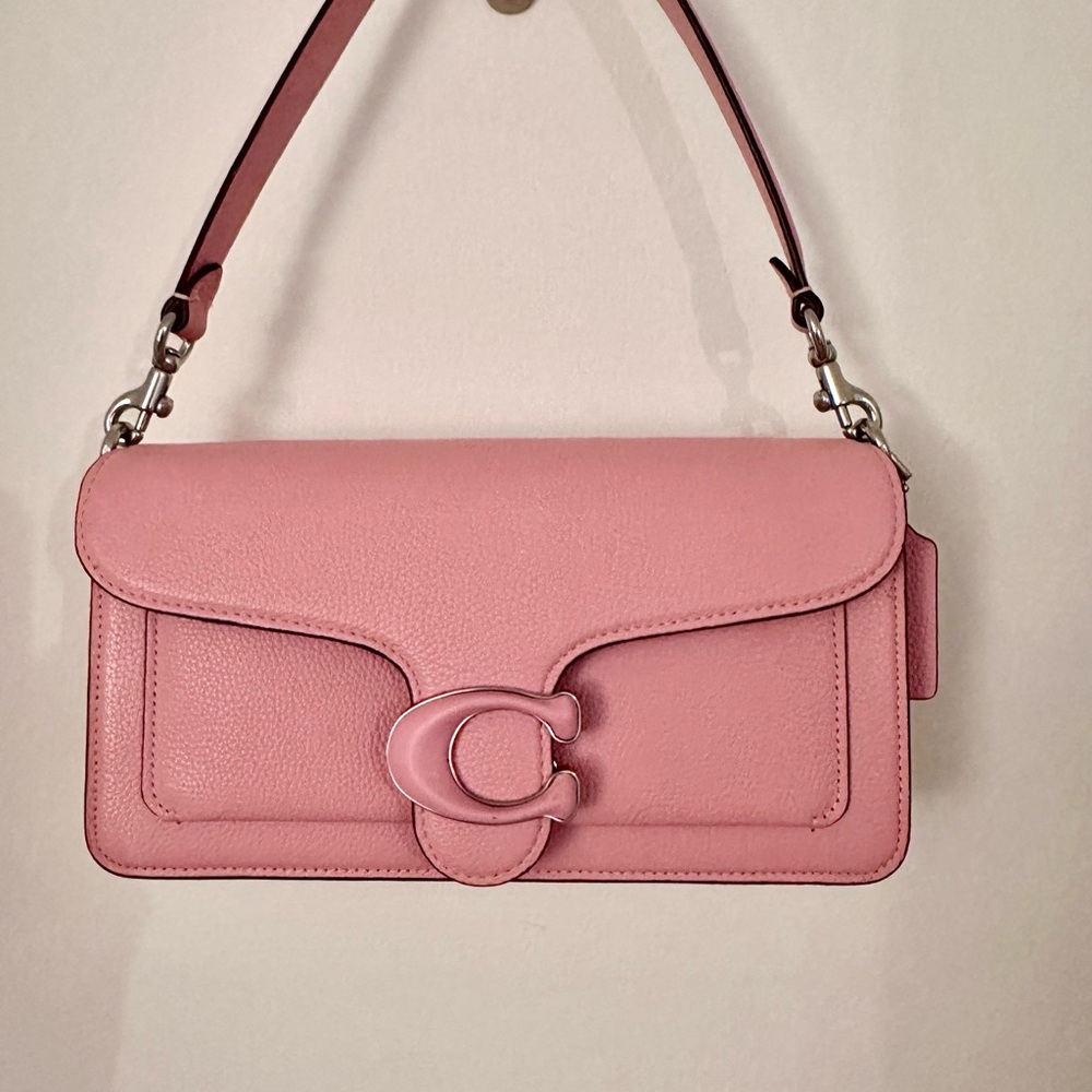 Coach Tabby 26 Pink Leather Shoulder Bag